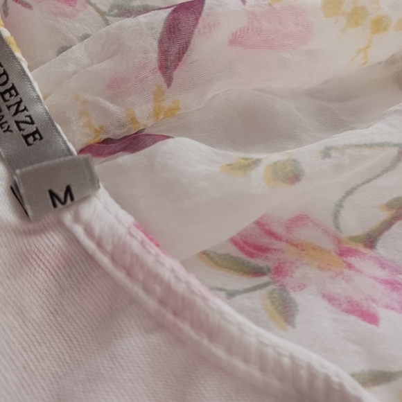 Tendenze Silk Yellow Floral Print Tank - Picture 8 of 11